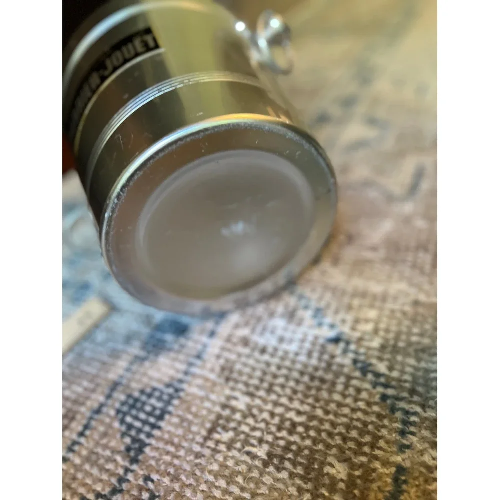 Perrier-Jouet Champagne Ice Bucket Brushed Aluminum Silver Ring Handles 8 Inch